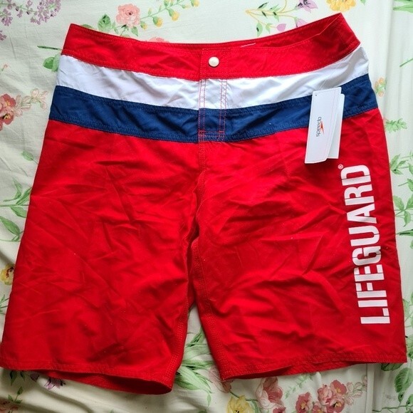 Speedo Swim Shorts Women's SZ 6 Red - Picture 1 of 5
